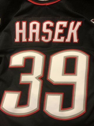 VTG Buffalo Sabres Dominik Hasek Jersey M CCM 39 Stitched Made In Canada 6