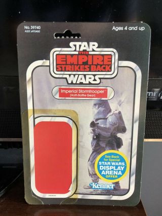 Vintage Star Wars Kenner Esb Imperial Stormtrooper Hoth Gear 45 Card Back