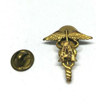 Wwii Ww2 Us U.  S.  Medic Insignia,  Brass,  Collar,  Insignia,  Army,  A Company
