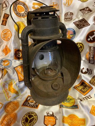 Vintage Dietz Ideal Railroad Lantern Inspector Lamp Little Wizard York Usa