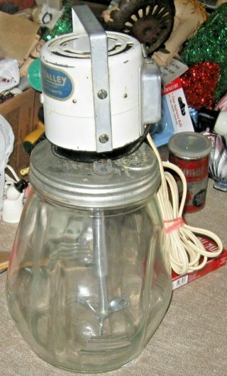 Vintage Tennessee Valley Electric Glass Butter Churn 2 1/2 Gallons Nashville