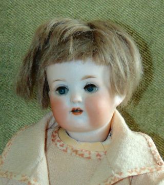 Antique Bisque Doll Heubach Koppelsdorf Rare Toddler Body Sweet Outfit 320