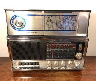 Vintage Sears Com Trex Ix Shortwave Radio 9 Band Solid State 1970’s