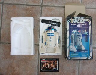 Vintage 1978 Star Wars Kenner Radio Controlled R2 - D2 With Box Antenna