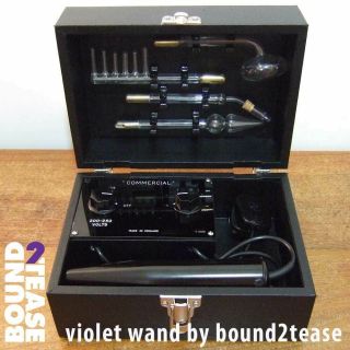 Professionally Restored Vintage Violet Wand Device Ifas Tesla Machine Ray Kink