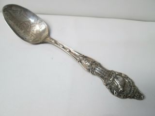 Old Faithful Inn Yellowstone Park Sterling Silver Souvenir Spoon 2