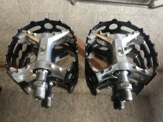 Vintage Suntour Xc Ii Bear Trap Pedals Mtb & Bmx.