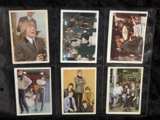 1965 Complete Set Of All 40 A & Bc Chewing Gum Cards The Rolling Stones Rare