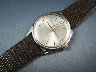 Vintage Longines Wittnauer Stainless Steel Mechanical Mens Watch 11k 17j 1965