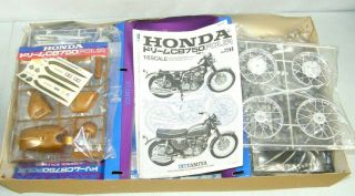 Vintage Tamiya Big 1/6 Scale Honda Cb750 Four Motorcyle Model Kit Bs0601