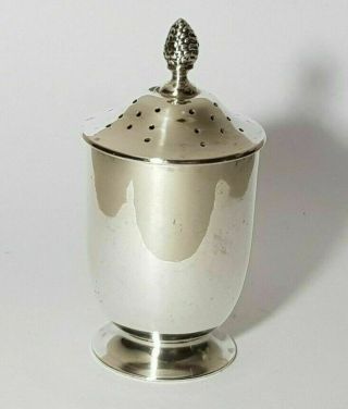 Heavy Vintage Solid Silver Pepperette Pepper Shaker Thomas Ducrow 1945 57 Grams