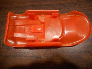Vintage Cox 1/24 Scale La Cucaracha Slot Car Translucent Orange Body 4