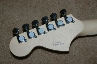 Rock Band Fender Wooden Stratocaster Guitar Xbox 360 RARE Collectible 6