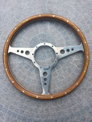 Moto Lita Vintage 14 " Steering Wheel Austin Healey,  Mg,  Jaguar,  Triumph