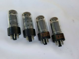 4 Vintage 7591 Audio Tubes 2 Rca 7591 Audio Tubes 2 Ge 7591 Audio Tubes 4 Total