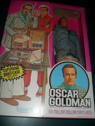 Vintage Kenner Oscar Goldman Action Mib 1977 Six Million Dollar Man