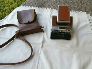 Vintage Polaroid Sx - 70 Alpha 1 Land Camera W/ Leather Case