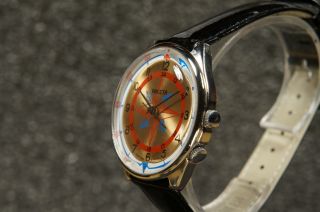 Vintage Mechanical Watch Raketa Compass Wind Rose USSR Soviet Watch S/n782 3