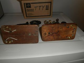 Vintage J.  H.  Bunnell & Co.  Telegraph Morse Code Key Sender Plus More 2