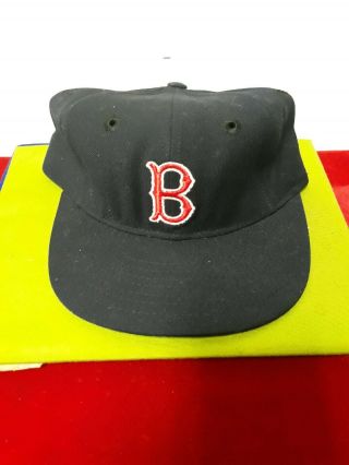 Vintage 1950s - 1960s Boston Red Sox Baseball Cap By Tim Mc Auliffe,  Size 7.