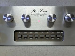 Vintage Phase Linear Model 2000 Series Two (Pre - Amplifier) Stereo Console 3619 2