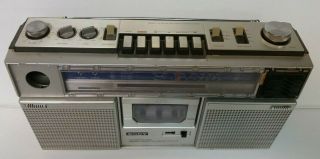 Vintage Portable Sony Boom Box CFS - 61S Radio Stereo Cassette Tape 2