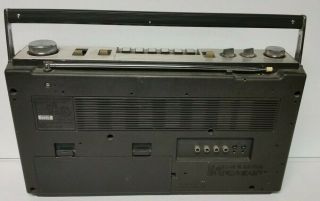 Vintage Portable Sony Boom Box CFS - 61S Radio Stereo Cassette Tape 3