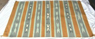 Authentic Vintage Navajo Native American Hand Woven Rug (66” X 41 1/2”)