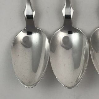 Antique Sigler Bros.  Sterling Silver Spoon Set of Four 83 grams 925 7