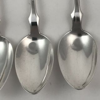 Antique Sigler Bros.  Sterling Silver Spoon Set of Four 83 grams 925 8