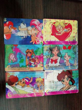 Private Listing Vintage Sailor Moon Holographic Sticker Card Set