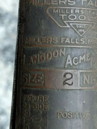 Vintage Millers Falls 73 Miter Box 7