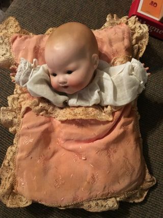 Rare Antique Dream Baby Hand Puppet Doll 1927 Am Armand Marseille Germany