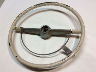1954 Mercury Montclair Steering Wheel Horn Ring Black Vintage