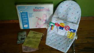 Vintage Summer Playtime Baby Bouncer Seat