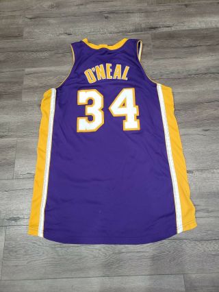 Los Angeles Lakers Nike Basketball Jersey Shaquille O’neil Shaq X - Large Vintage