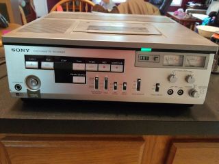 Vintage Sony Betamax Slo - 323 Video Cassette Recorder Beta Tape Player