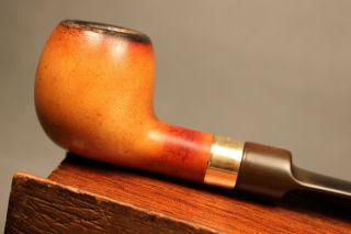 Barling Eb Wb Vintage Block Meerschaum Brass Apple Estate Pipe Pipa Pfeife 烟斗