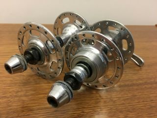 Shimano Dura Ace High Flange Hubs Vintage 70’s 1st Gen - Italian Made Campagnolo