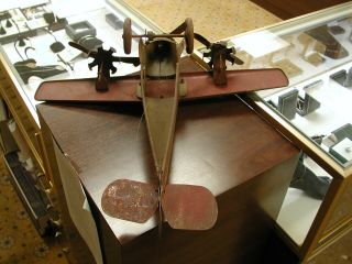Vintage Steelcraft metal Tri Motor Army Scout large model Plane NX110 1930s. 4
