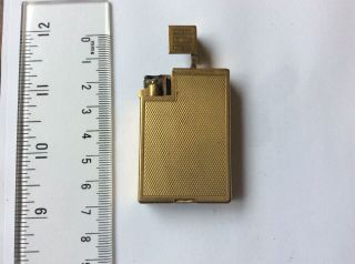 Vintage Dunhill Gold Plated Petrol Lighter 6