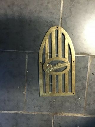 Overland Vintage Car Church Style Brass Grille