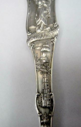 Large Antique Sterling Silver Souvenir Spoon,  Lewis & Clark Expo.  St.  Louis,  1905 4