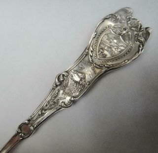 Large Antique Sterling Silver Souvenir Spoon,  Lewis & Clark Expo.  St.  Louis,  1905 5