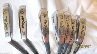 Mrh Set Of 7 Vintage Macgregor Tourney M85 Golf Clubs Irons 2 - 9 No 7 Iron