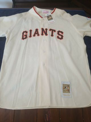 Authentic Mitchell & Ness York Giants 1951 Willie Mays Jersey Wool Rare