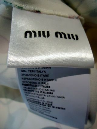 BN MIU MIU ITALIAN DESIGNER CATWALK DRESS COST £1,  250 50 [RARE LARGE SIZE] 8