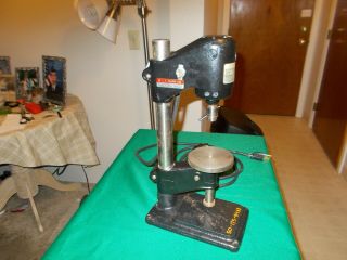 Vintage 1/4 " Drill Press Model 8226,  Mfg Dumore Corp Mfg 1/16 Hp 14 " Tall