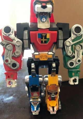 Vintage 1984 Voltron Lionbot Robot Action Figure Transformer World Events Toys