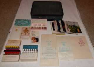 Vintage Avon Suitcase Magazines Samples Bags